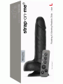 Rotační a přirážecí realistický vibrátor - vel. L (Strap-On-Me)