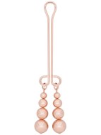 Skřipce a svorky na bradavky: Skřipec na klitoris (Rosy Gold)