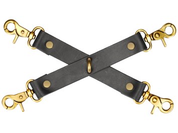 Kožený poutací kříž Samurai (Liebe Seele)