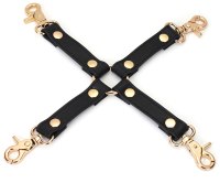 Pouta na ruce: Kožený poutací kříž Dark Secret (Liebe Seele)