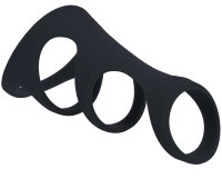 Nevibrační erekční kroužky: Postroj na penis a varlata (Levelz)