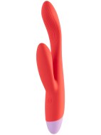 Vibrátory s králíčkem (na bod G i klitoris): Vibrátor s králíčkem Double Beat (Dream Toys)