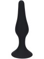 Silikonový anální kolík s přísavkou - vel. M (Levelz)