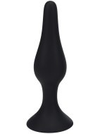 Základní anální kolíky: Silikonový anální kolík s přísavkou - vel. XL (Levelz)