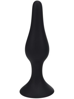 Silikonový anální kolík s přísavkou - vel. XL (Levelz)