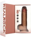 Realistický přirážecí vibrátor s přísavkou 8" - 20,3 cm (RealRock)