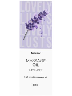 Masážní olej Lavender - 250 ml (Satisfyer)