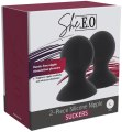 Silikonové přísavky na bradavky - vel. L (She.E.O)