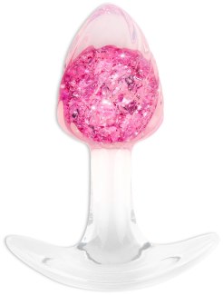 Silikonový anální kolík Crystal Small (TOYJOY)