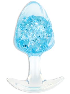 Silikonový anální kolík Crystal Large (TOYJOY)