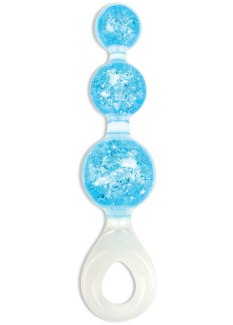 Silikonové anální kuličky Crystal Trio Medium (TOYJOY)