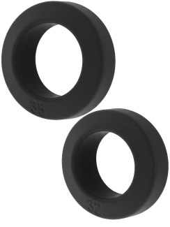 Set erekčních kroužků Double Stackers Large - 2 ks (Hidden Desire)