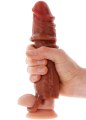 Vibrační zvětšovací návlek na penis Hydrated Skin 20 cm (TOYJOY)