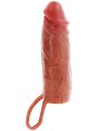 Vibrační zvětšovací návlek na penis Hydrated Skin 16 cm (TOYJOY)