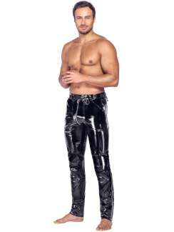 Lakované pánské kalhoty (Black Level)