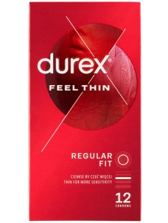 Ztenčené kondomy Feel Thin - 12 ks (Durex)
