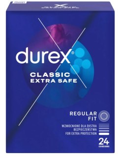 Zesílené kondomy Classic Extra Safe - 24 ks (Durex)