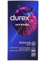 Kondomy s vroubky a stimulačním gelem Intense - 10 ks (Durex)