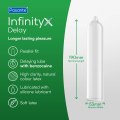 Znecitlivující kondomy Infinity X - 12 ks (Pasante)