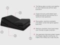 Podložka na sex Wedge/Ramp Black (Liberator)