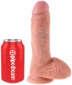 Realistické dildo s přísavkou King Cock 8" (Pipedream)