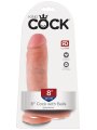 Realistické dildo s přísavkou King Cock 8" (Pipedream)