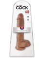 Realistické dildo s varlaty King Cock 10" (Pipedream)