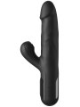 Přirážecí vibrátor s králíčkem Sonix Silicone Thruster (Pipedream)