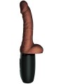 Přirážecí a hřejivý realistický vibrátor King Cock Plus 7.5" (Pipedream)