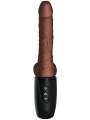 Přirážecí a hřejivý realistický vibrátor King Cock Plus 7.5" (Pipedream)