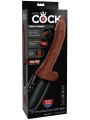 Přirážecí a hřejivý realistický vibrátor King Cock Plus 7.5" (Pipedream)