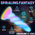 Světélkující dildo s přísavkou Moon Rider (XR Brands)
