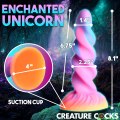Světélkující dildo s přísavkou Moon Rider (XR Brands)