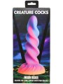 Světélkující dildo s přísavkou Moon Rider (XR Brands)