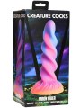 Světélkující dildo s přísavkou Moon Rider (XR Brands)