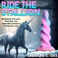 Světélkující dildo s přísavkou Moon Rider (XR Brands)