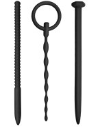 Sondy - dlouhé dilatátory do močové trubice: Set dilatátorů ze silikonu Knot-Knot - 3 ks (NMC)