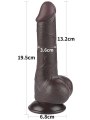 Tvarovatelné dildo s přísavkou Sliding-Skin Dong 7,5" (Lovetoy)