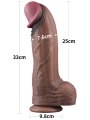 XXLdildo s přísavkou Nature Cock 13" (Lovetoy)