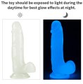 Světélkující dildo s přísavkou Lumino Play 7,5" (Lovetoy)