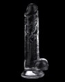 Dildo s přísavkou Flawless Clear 7,5" (Lovetoy)