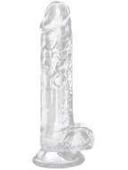 Realistická dilda: Dildo s přísavkou Flawless Clear 7,5" (Lovetoy)