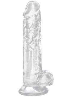 Dildo s přísavkou Flawless Clear 7,5" (Lovetoy)