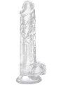 Dildo s přísavkou Flawless Clear 7,5" (Lovetoy)