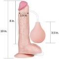 Stříkací dildo s přísavkou Squirt Extreme 10" (Lovetoy)