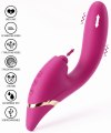 Přirážecí vibrátor s králíčkem Triple Thrill Climaxer (XOCOON)