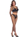 Set síťovaného prádla Fantasy – top a legíny (Cottelli)