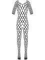 Síťovaný catsuit s otvorem v rozkroku Fantasy (Cottelli)