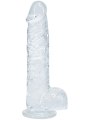 Realistické dildo s varlaty a přísavkou RealRock 5"