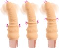 Realistický vibrátor s masážním kroužkem Selon (Beau Coeur)